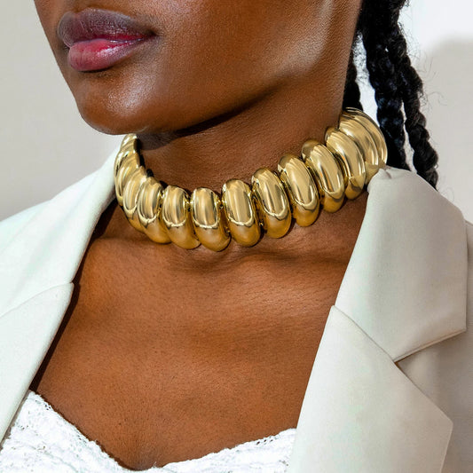 Statement Chunky Beads Necklace