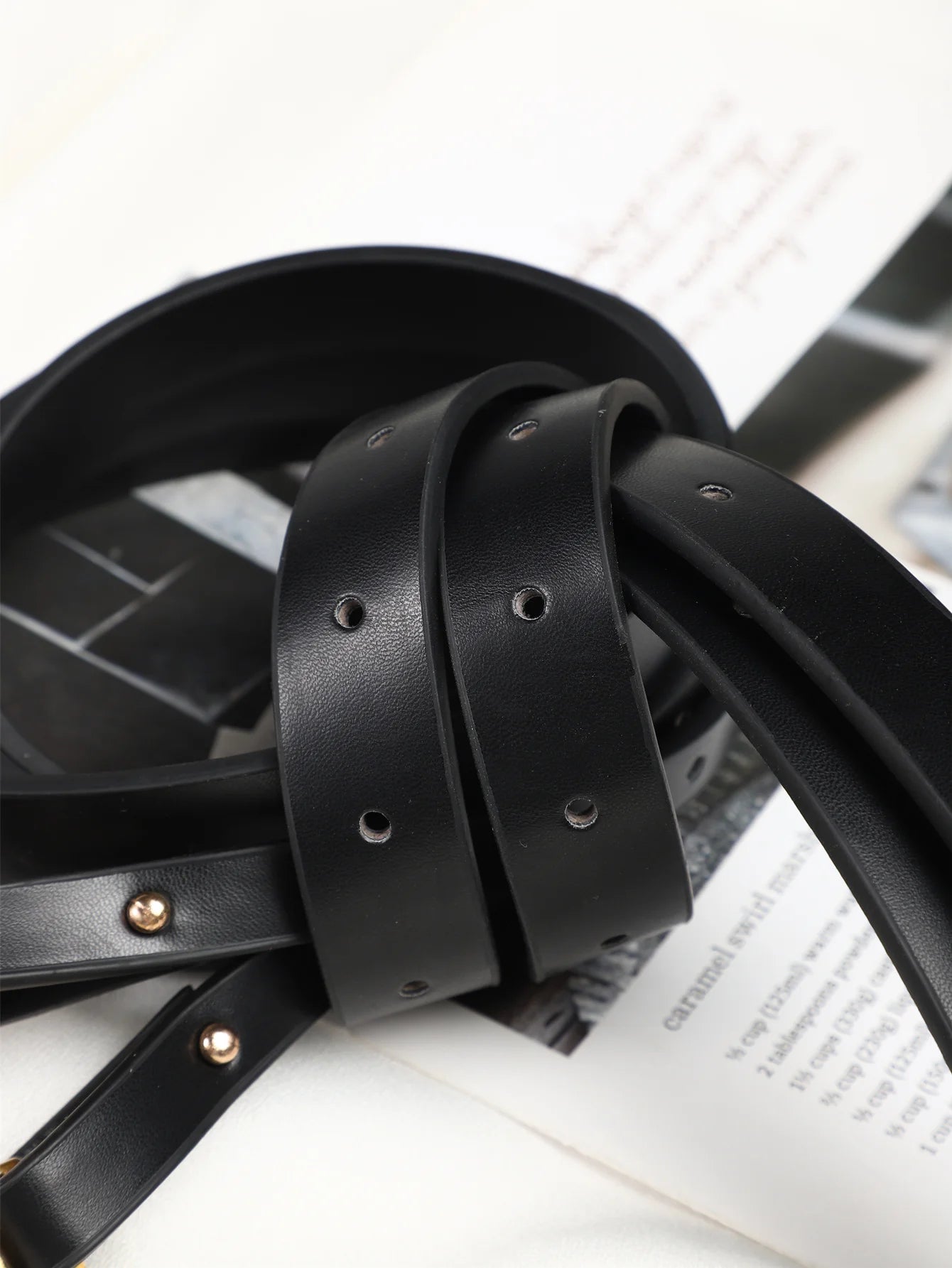 Statement Double Knot Leather Belt