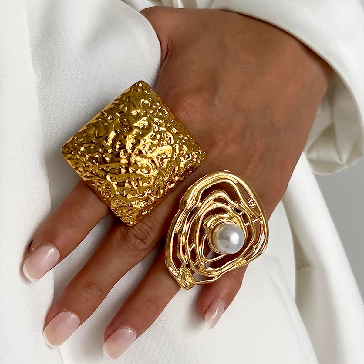 Statement Chunky Surrealist Rings