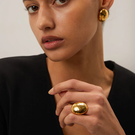 Oval Rings & Earrings