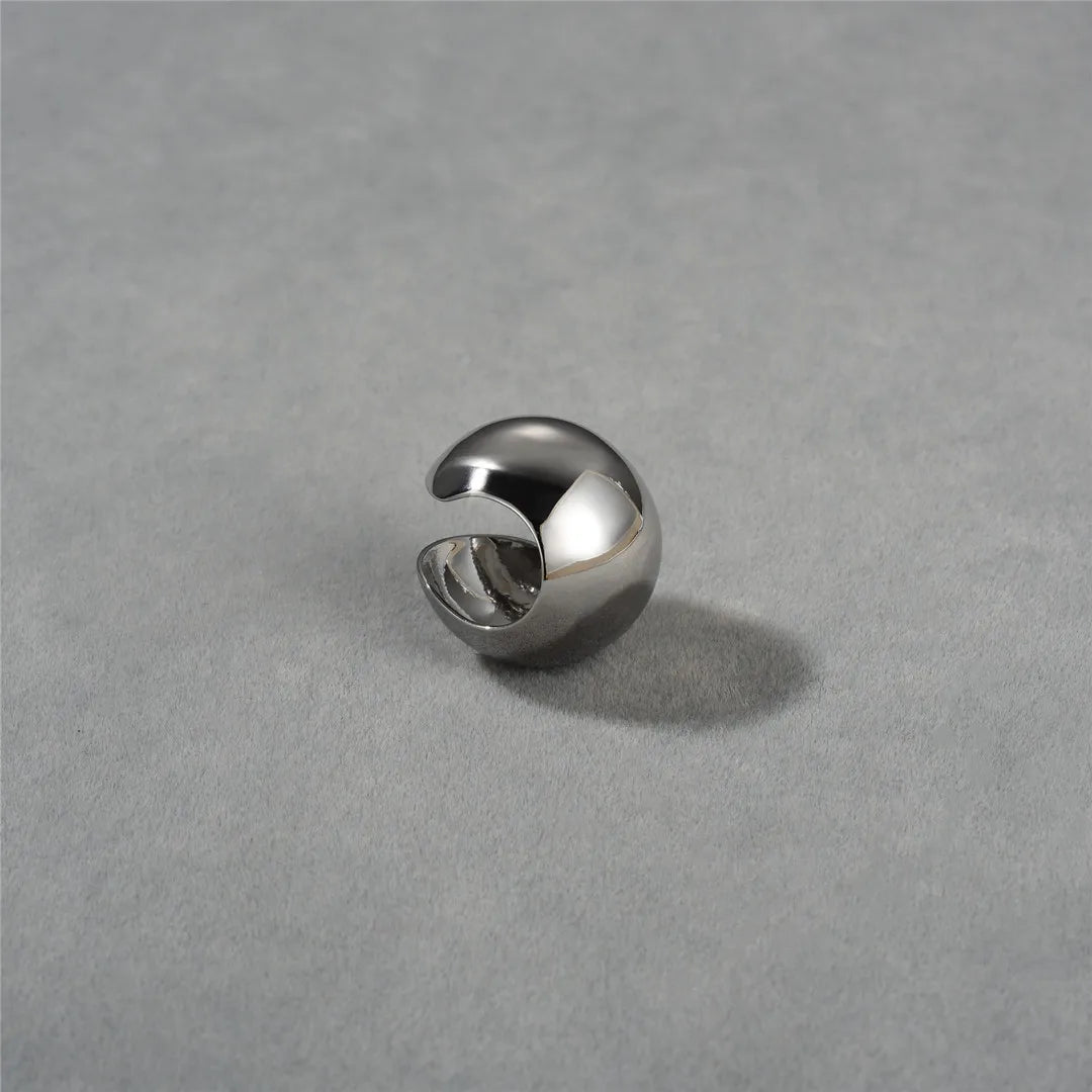 Earcuff Metal Ball-shaped Earrings