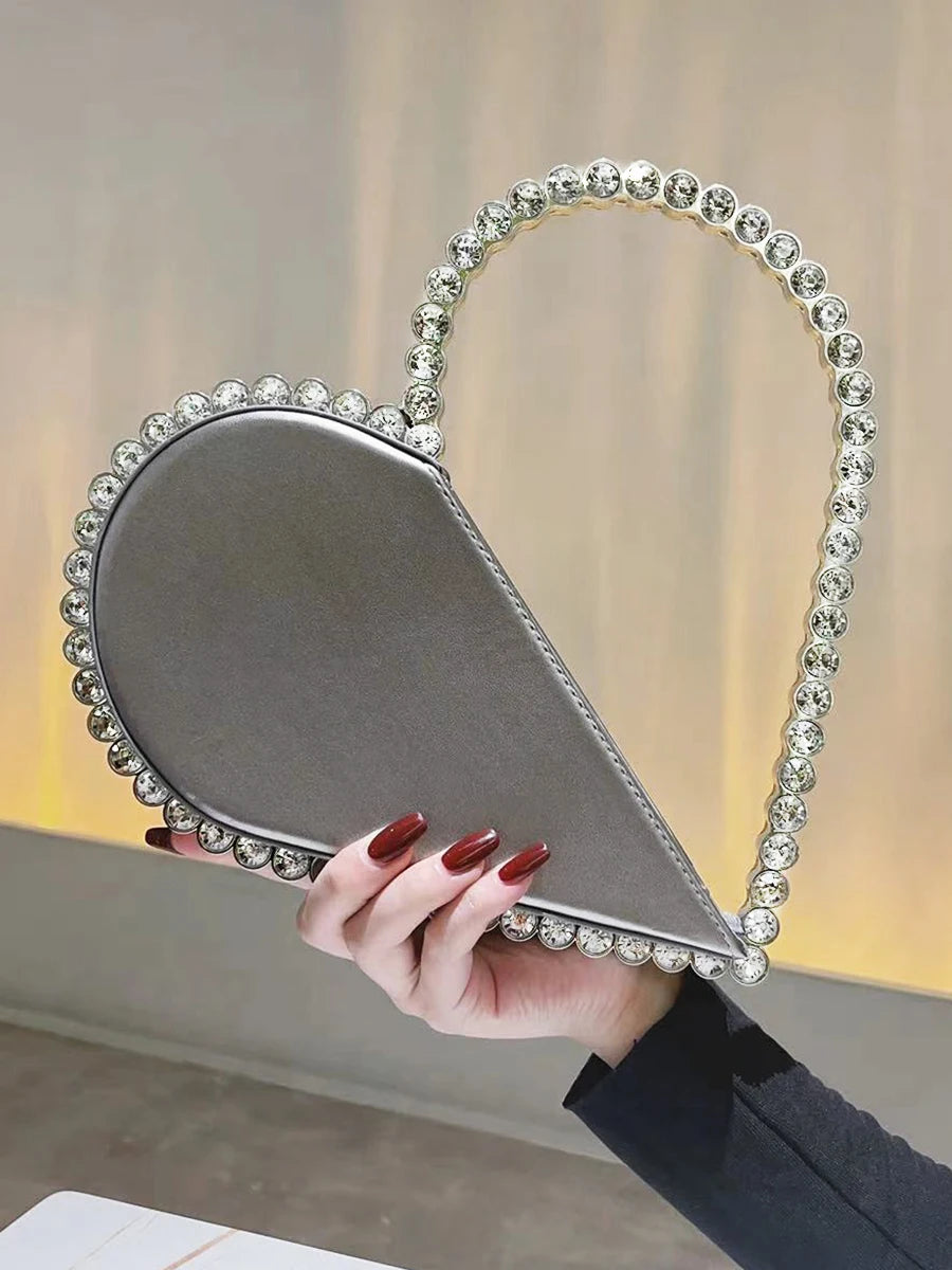 Heart Shape Evening Bag