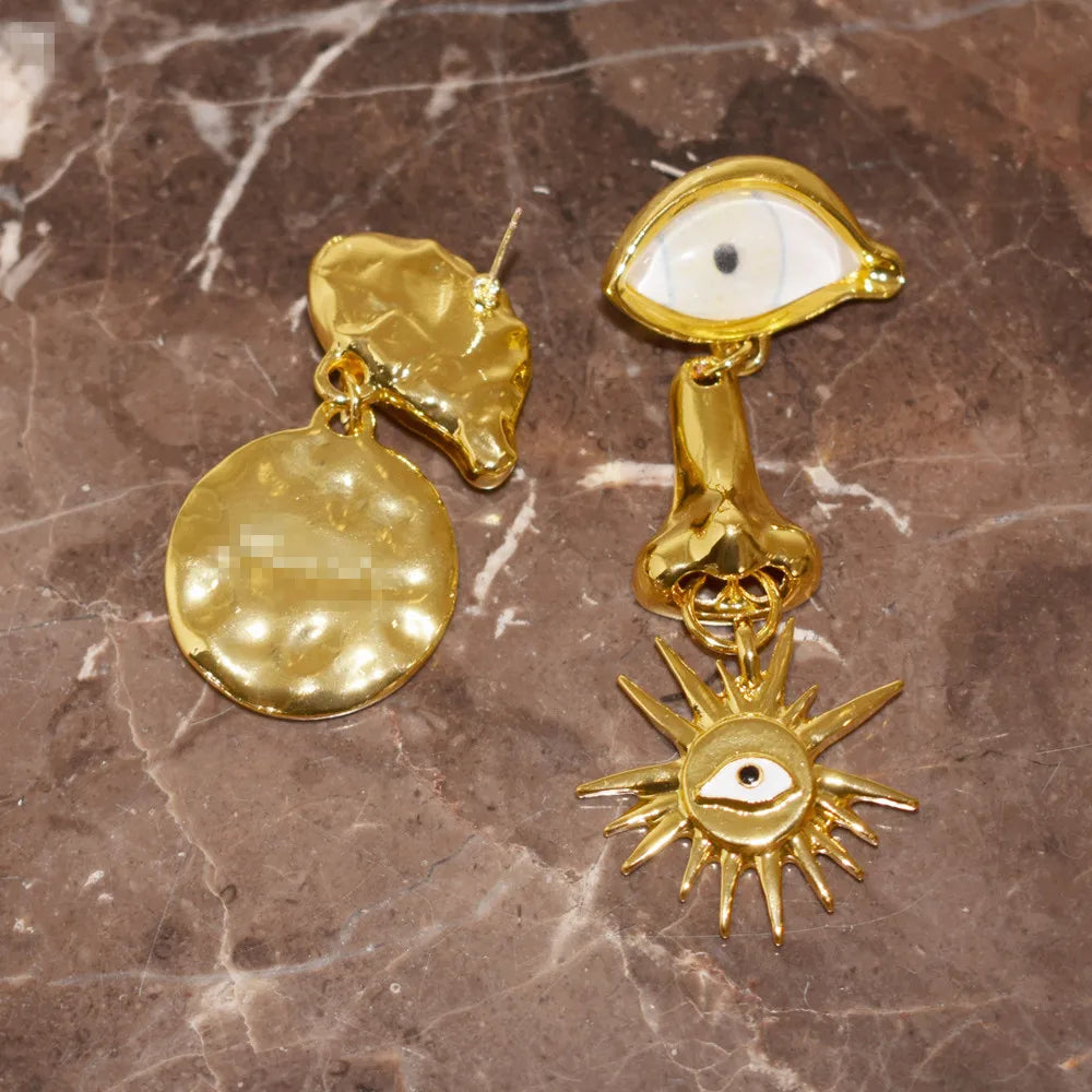 Eyes Dangle Earrings  Baroque Style Schiaparelli Earrings