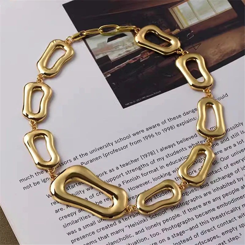 Asymmetric Chain Necklace