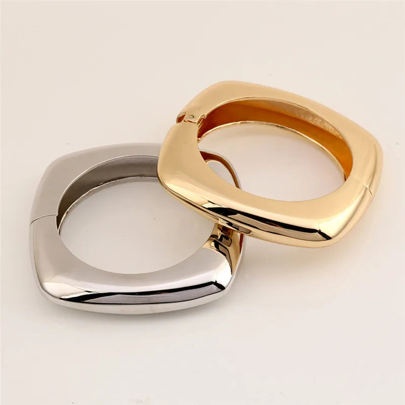 Geometric Square Cuff Bracelet
