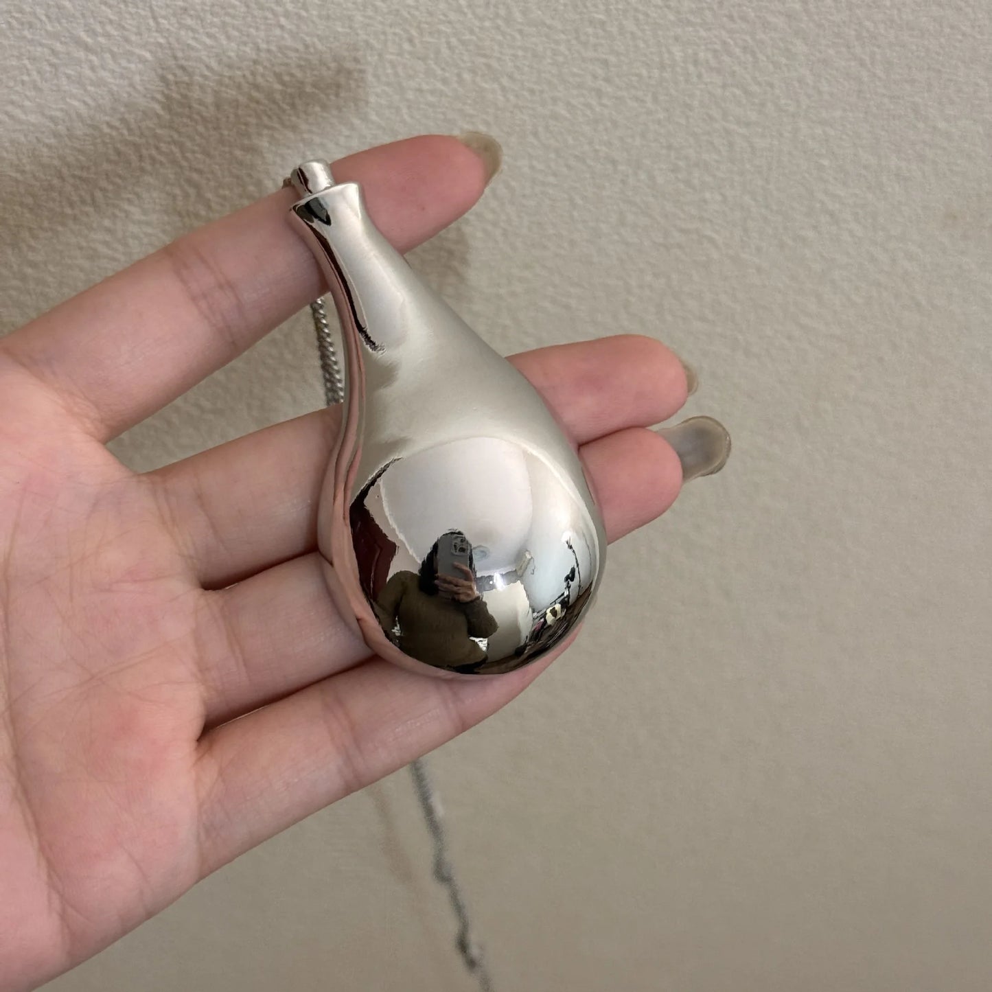 Water Bottle Droplet Pendant