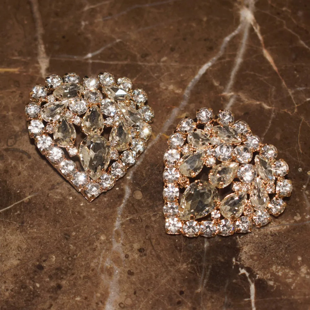 Crystal Heart Jewelry Magda Butrym Earrings