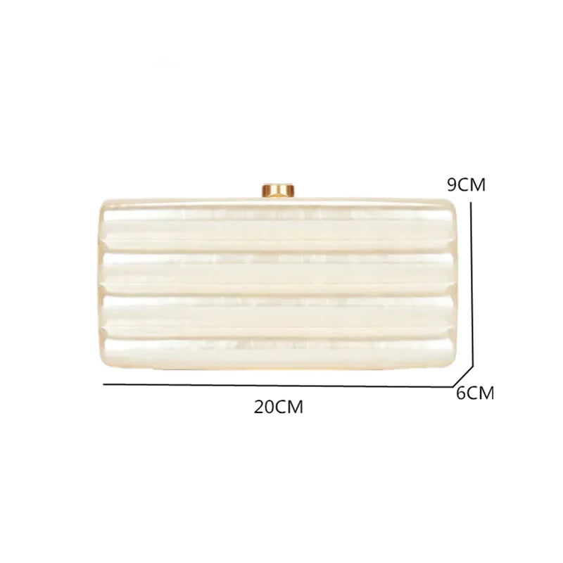 Acrylic Box Evening Clutch Bag