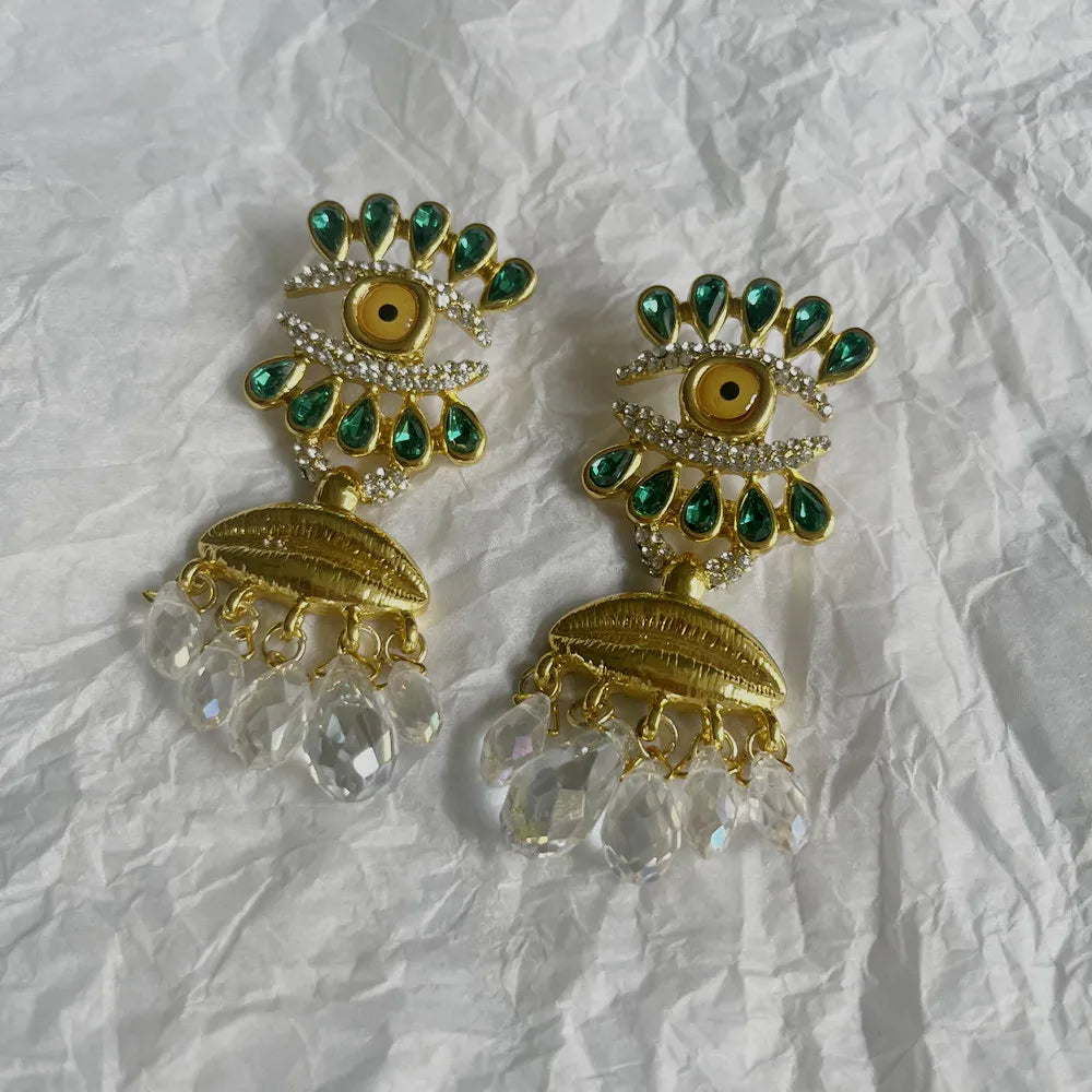 Fancy Designer Gold Earings at Rs 85000/pair in Pilibhit | ID: 2849328732333