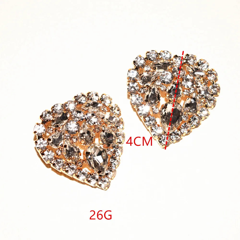 Crystal Heart Jewelry Magda Butrym Earrings