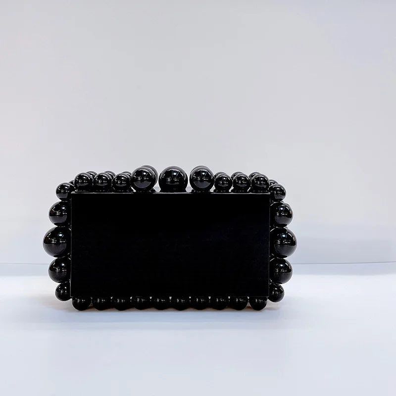 Eos Acrylic Box Evening Clutch Bags For Wedding Party Luxury