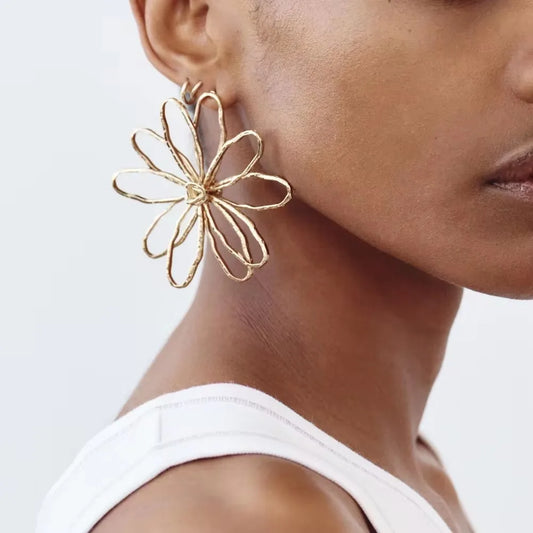 Statement Flower Earrings