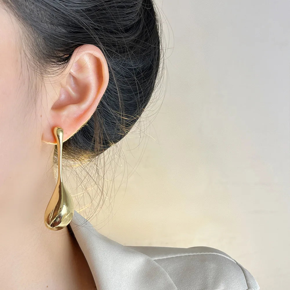 Long Irregular Droplet Earrings