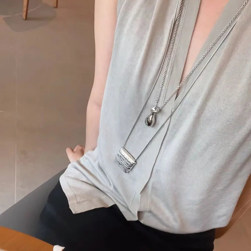 Bottle Bag Long Necklaces