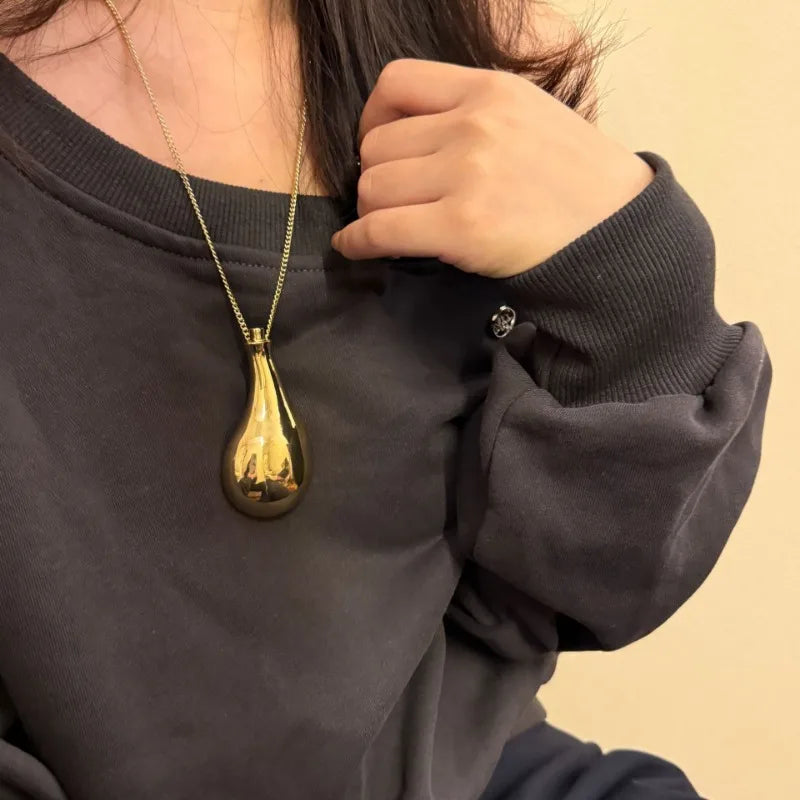 Water Bottle Droplet Pendant