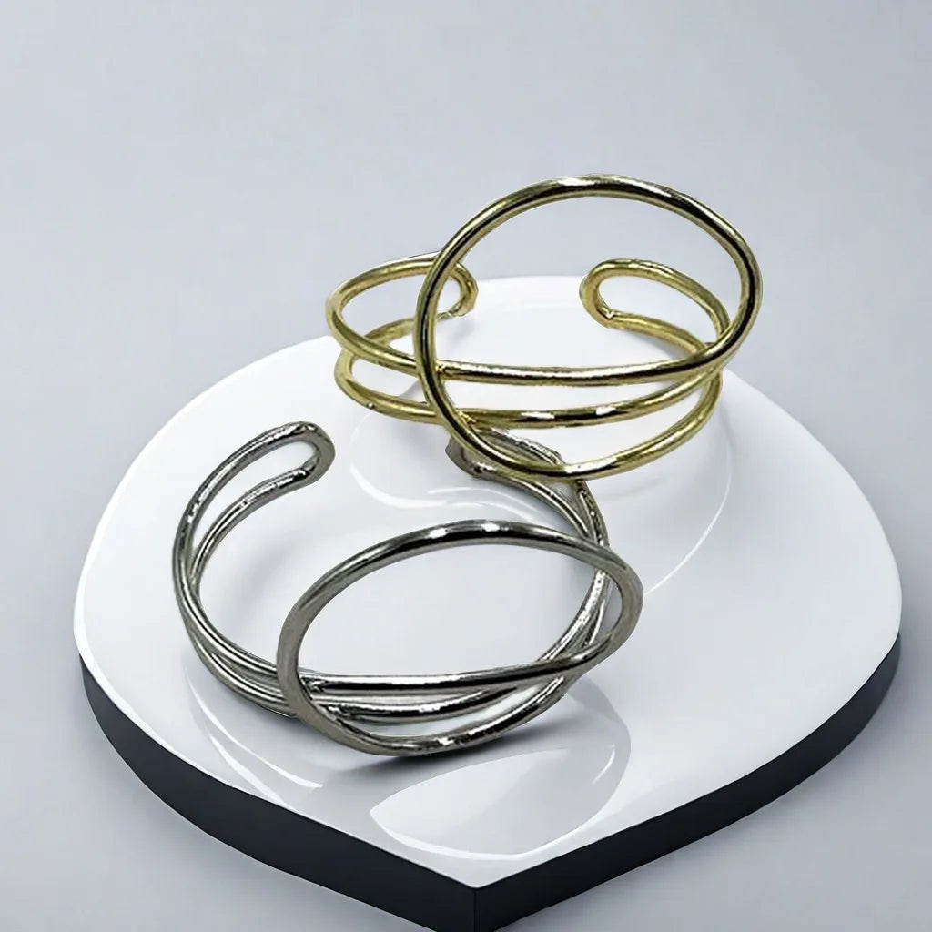 Curved Open Bracelet