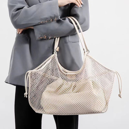 Mesh Texture Tote Bag