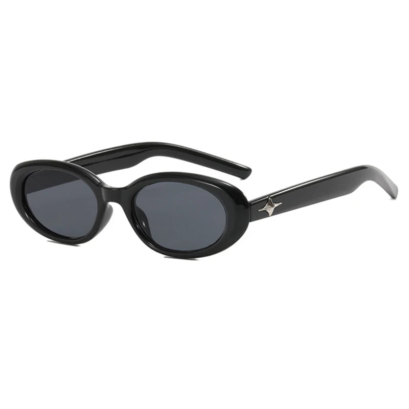 Vintage Style Oval Sunglasses