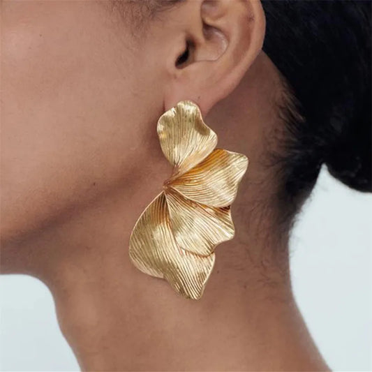 Surrealist Petal Flower Earrings