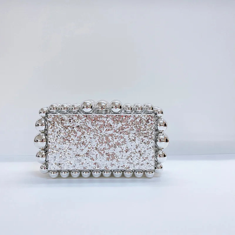 Eos Acrylic Box Evening Clutch Bags For Wedding Party Luxury