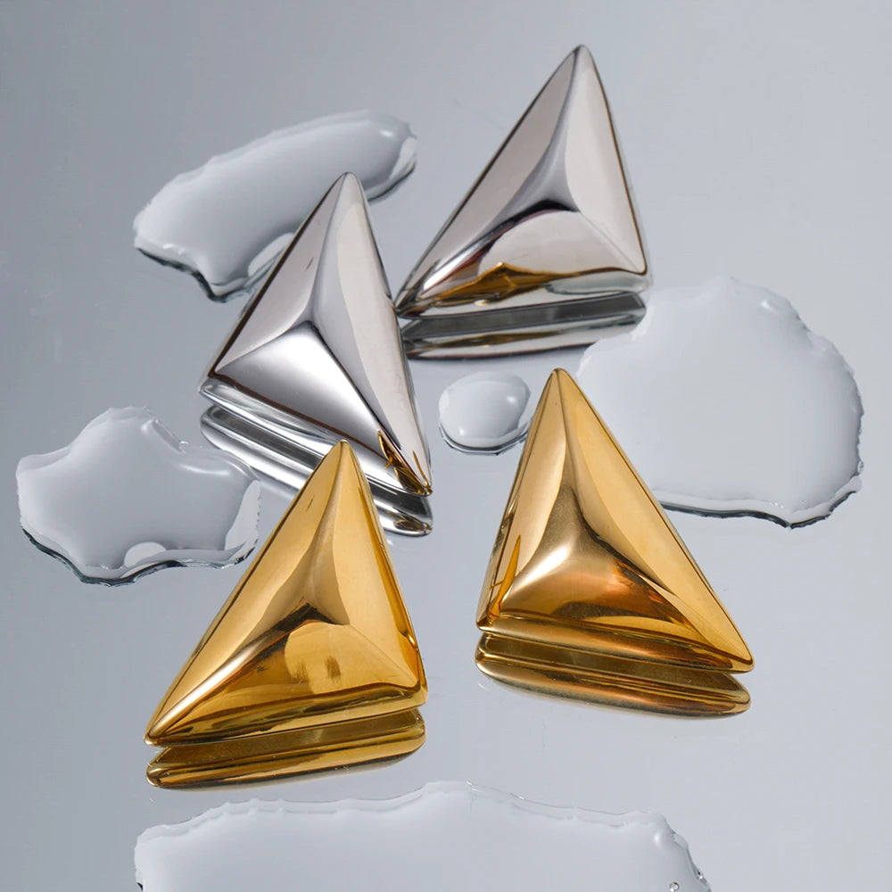 Triangle Stud Earrings