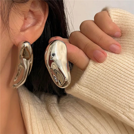 Statement Organic Stud Earrings