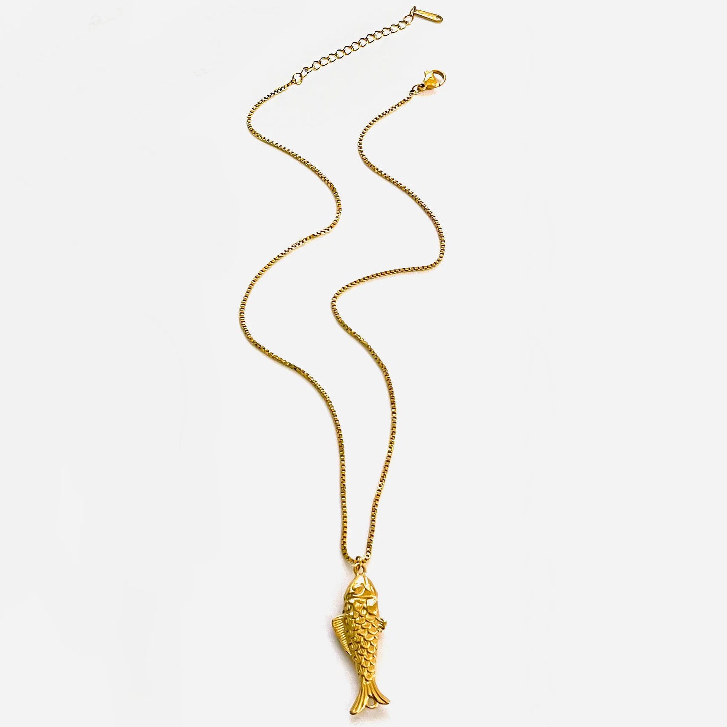 Sardine Fish Pendant Necklace