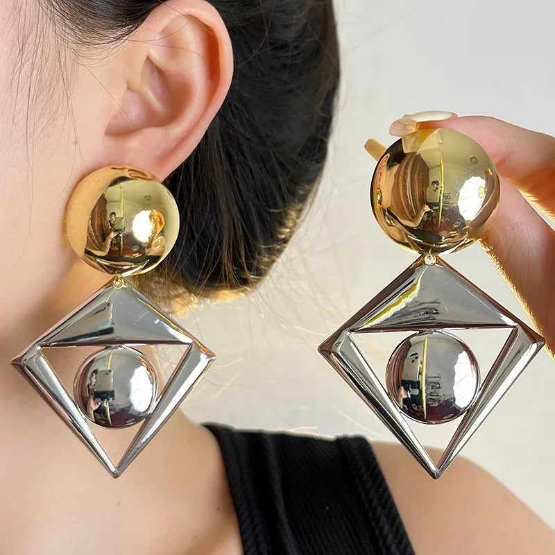 Statement Geometric Earrings