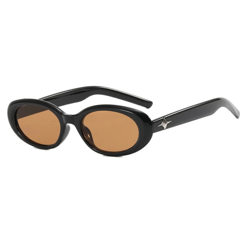 Vintage Style Oval Sunglasses