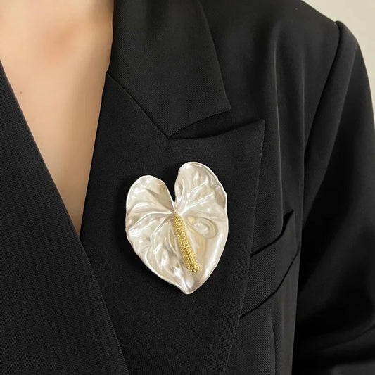 Flower Leaves Brooch
