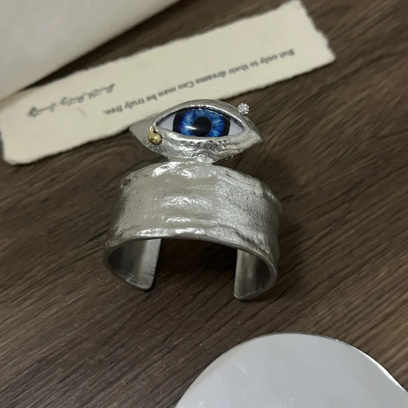 Surrealist Eyes Cuff Bracelet