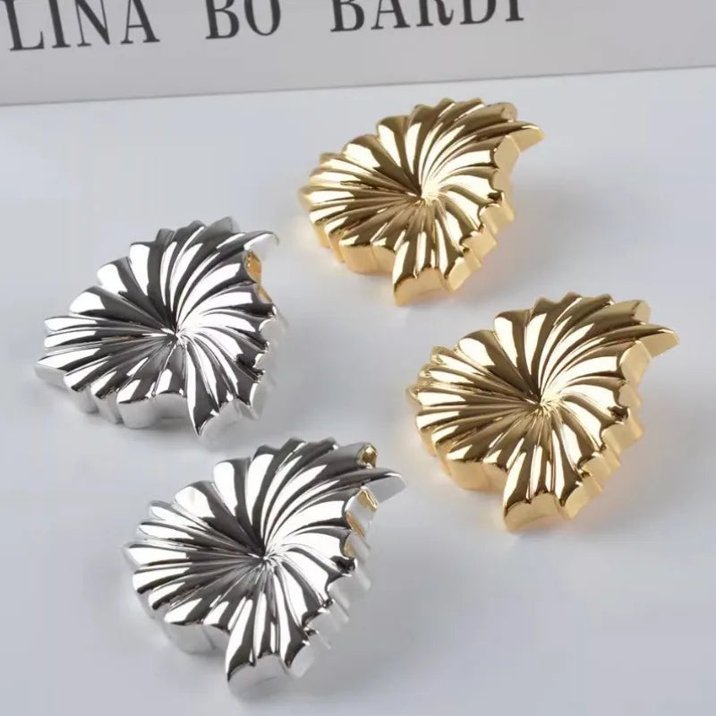 Statement Twist Shape Earrings