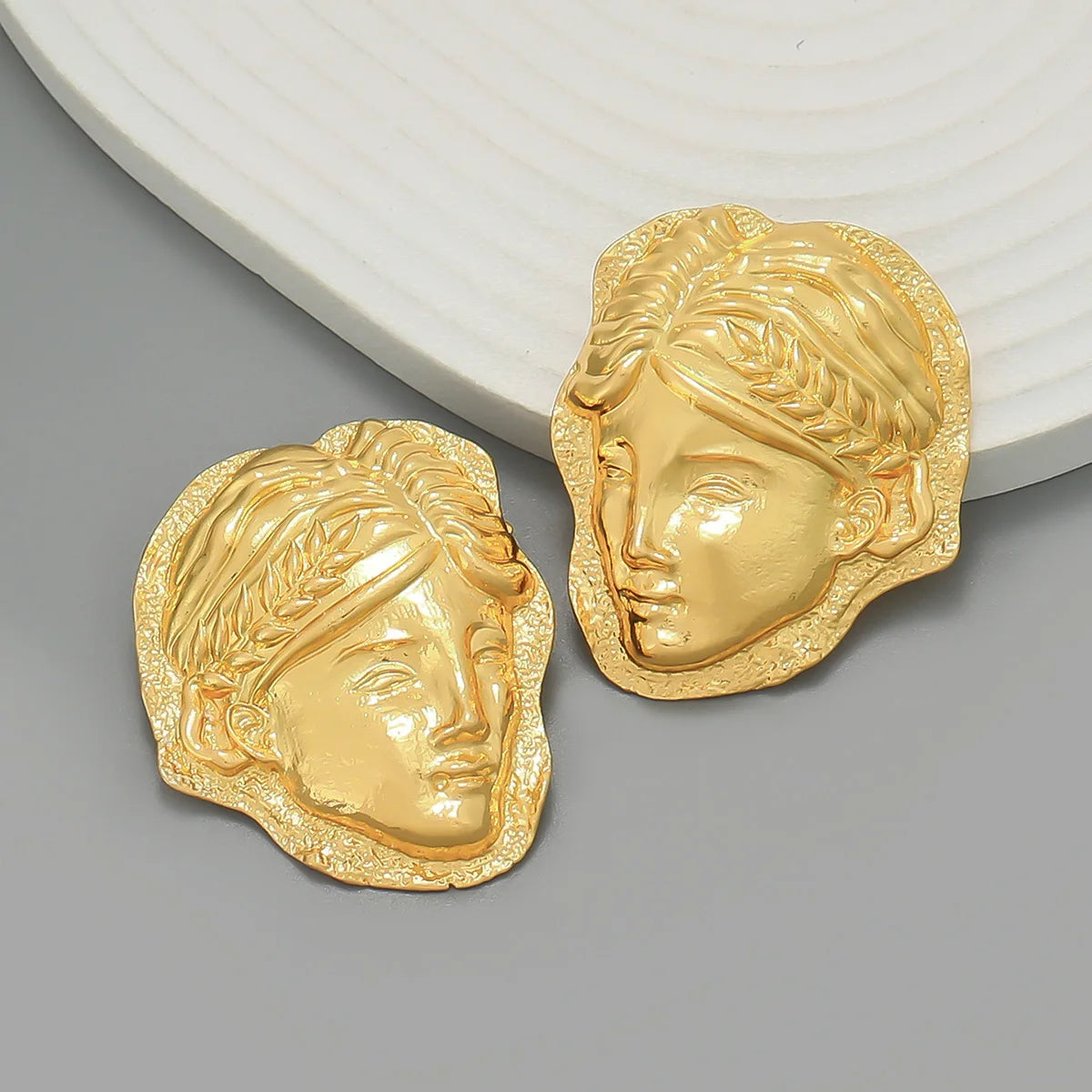 Surrealist Face Earring