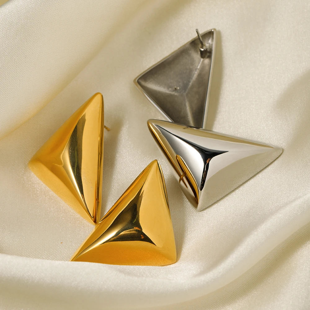 Triangle Stud Earrings