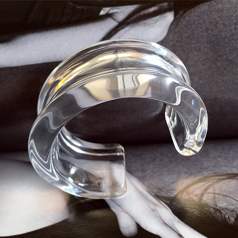 Acrylic Resin Opening Bangles