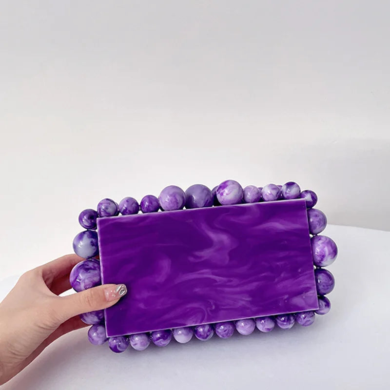 Acrylic Box Evening Cult Gaia Style Clutch Bags For Wedding Party Luxury