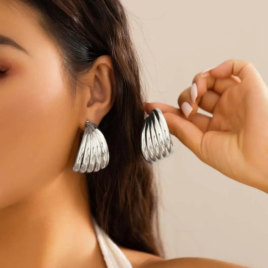 Statement Chunky Hoop Earrings