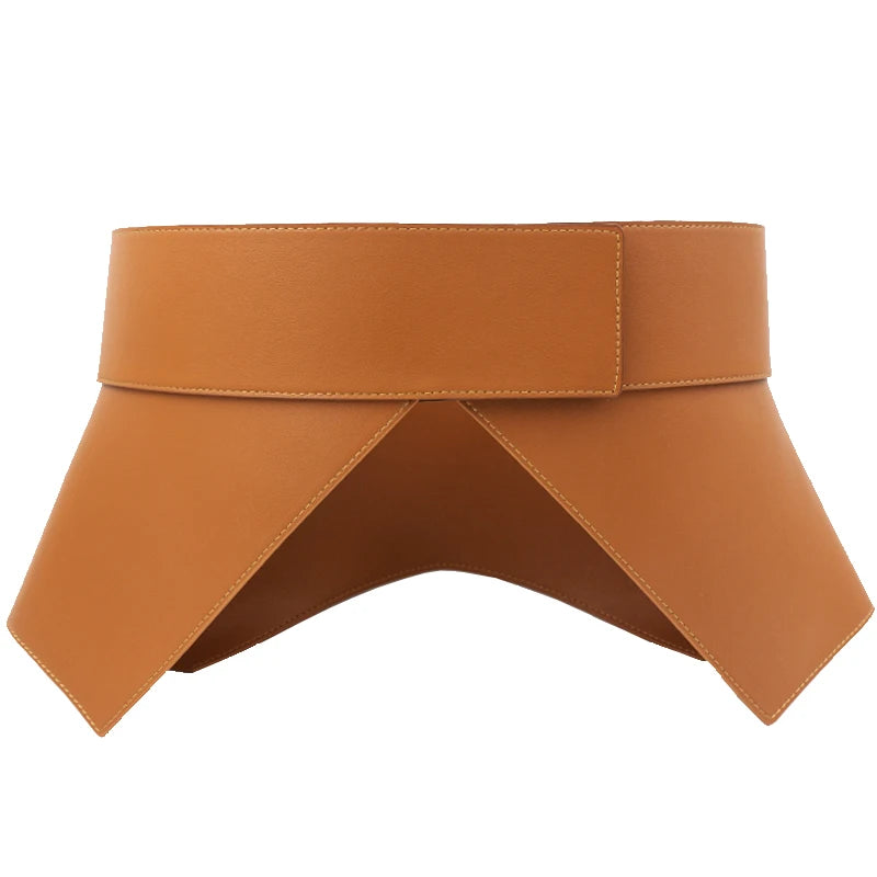 Geometric Peplum Wide Belt
