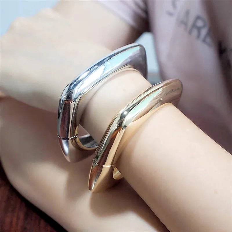 Geometric Square Cuff Bracelet