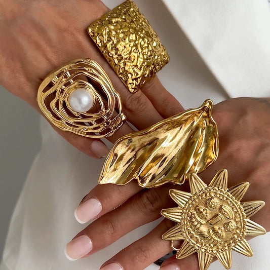 Statement Chunky Surrealist Rings