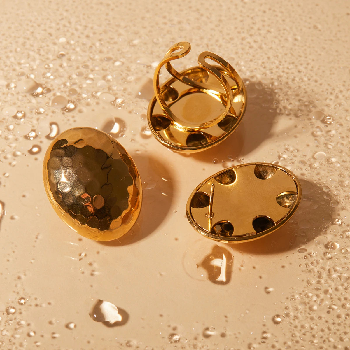 Oval Rings & Earrings