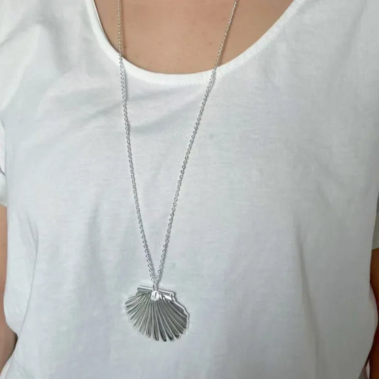 Long Shell Pendant Necklace