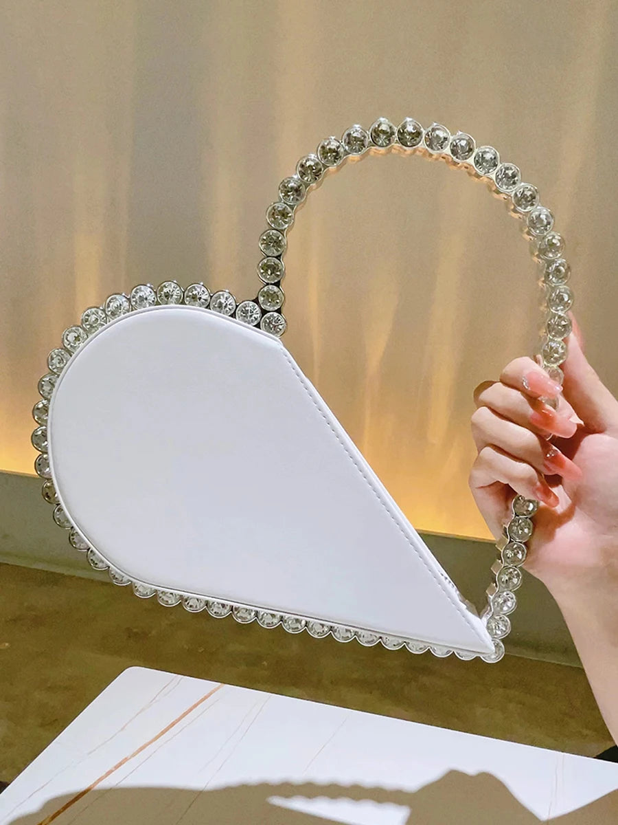 Heart Shape Evening Bag