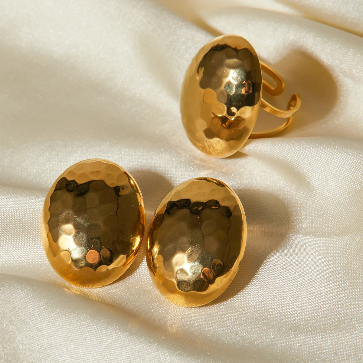 Oval Rings & Earrings
