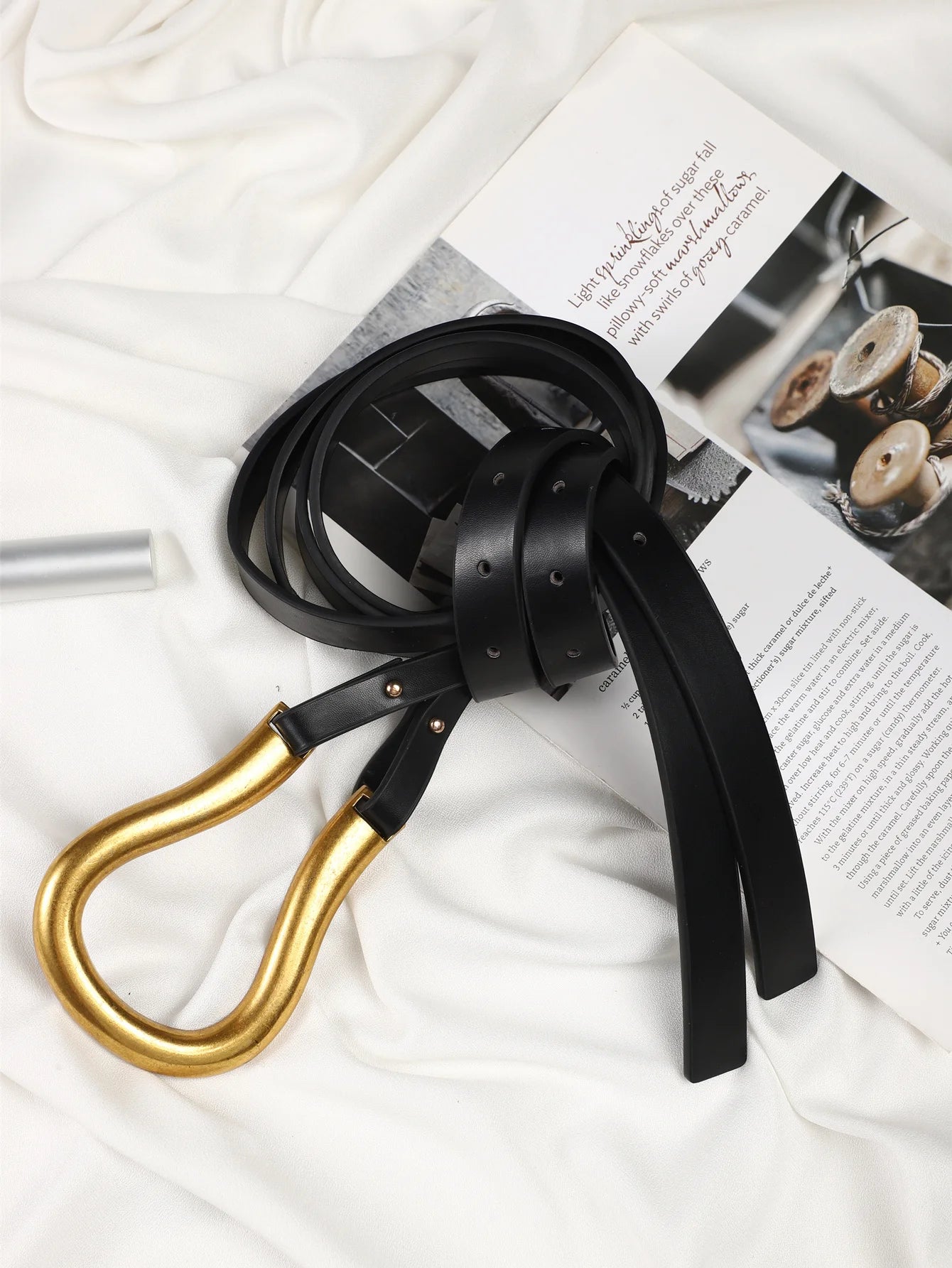 Statement Double Knot Leather Belt