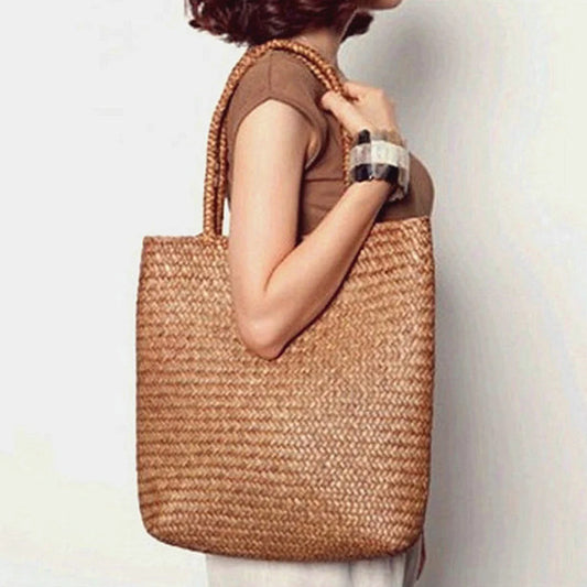 Rattan Hand Woven Tote Bag