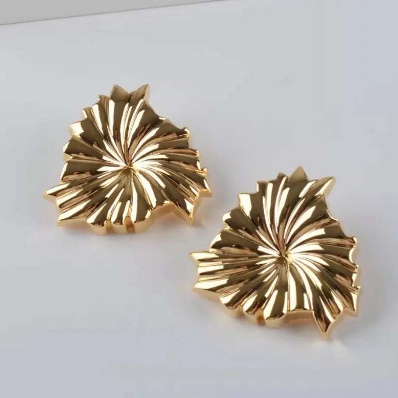 Statement Twist Shape Earrings