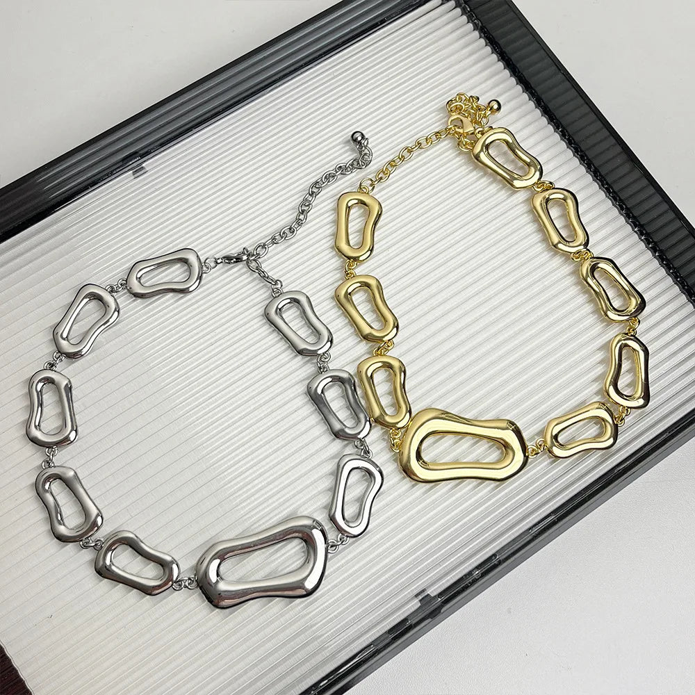 Asymmetric Chain Necklace