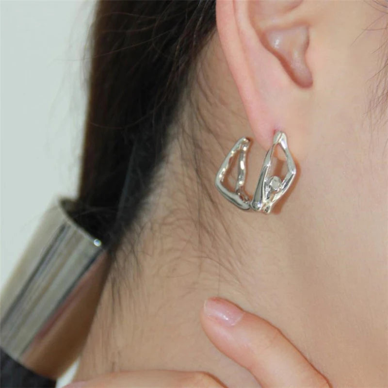 Sculptural Body Shape Earrings