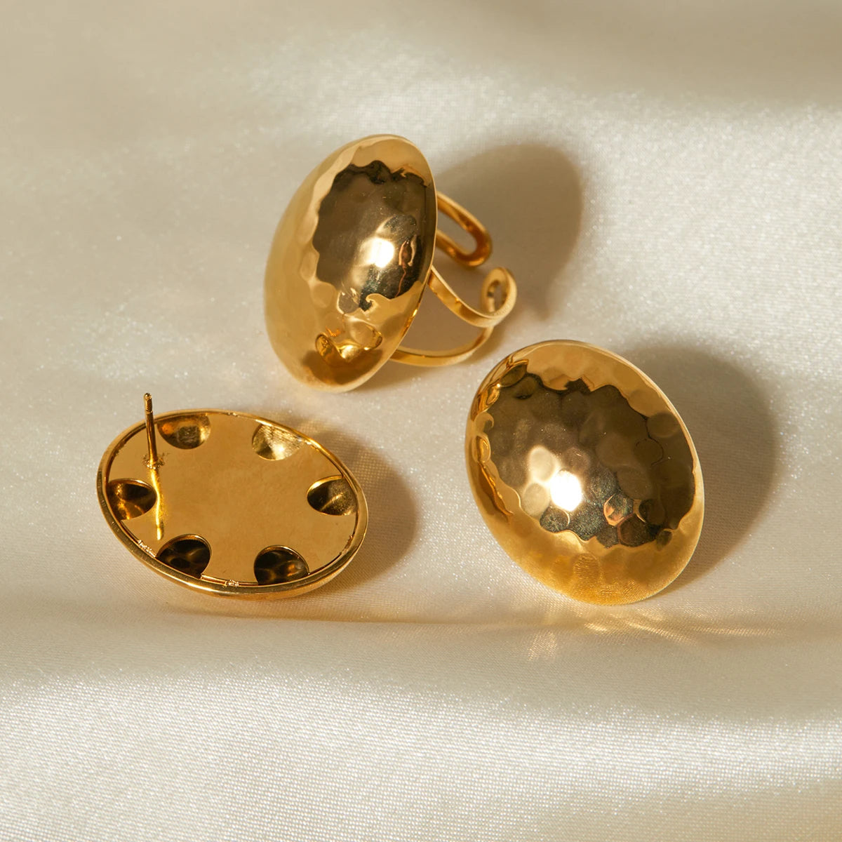 Oval Rings & Earrings
